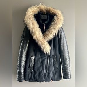 RUDSAK- Jackets & Coats - leather and wool - RUDSAK fur coat Size XS